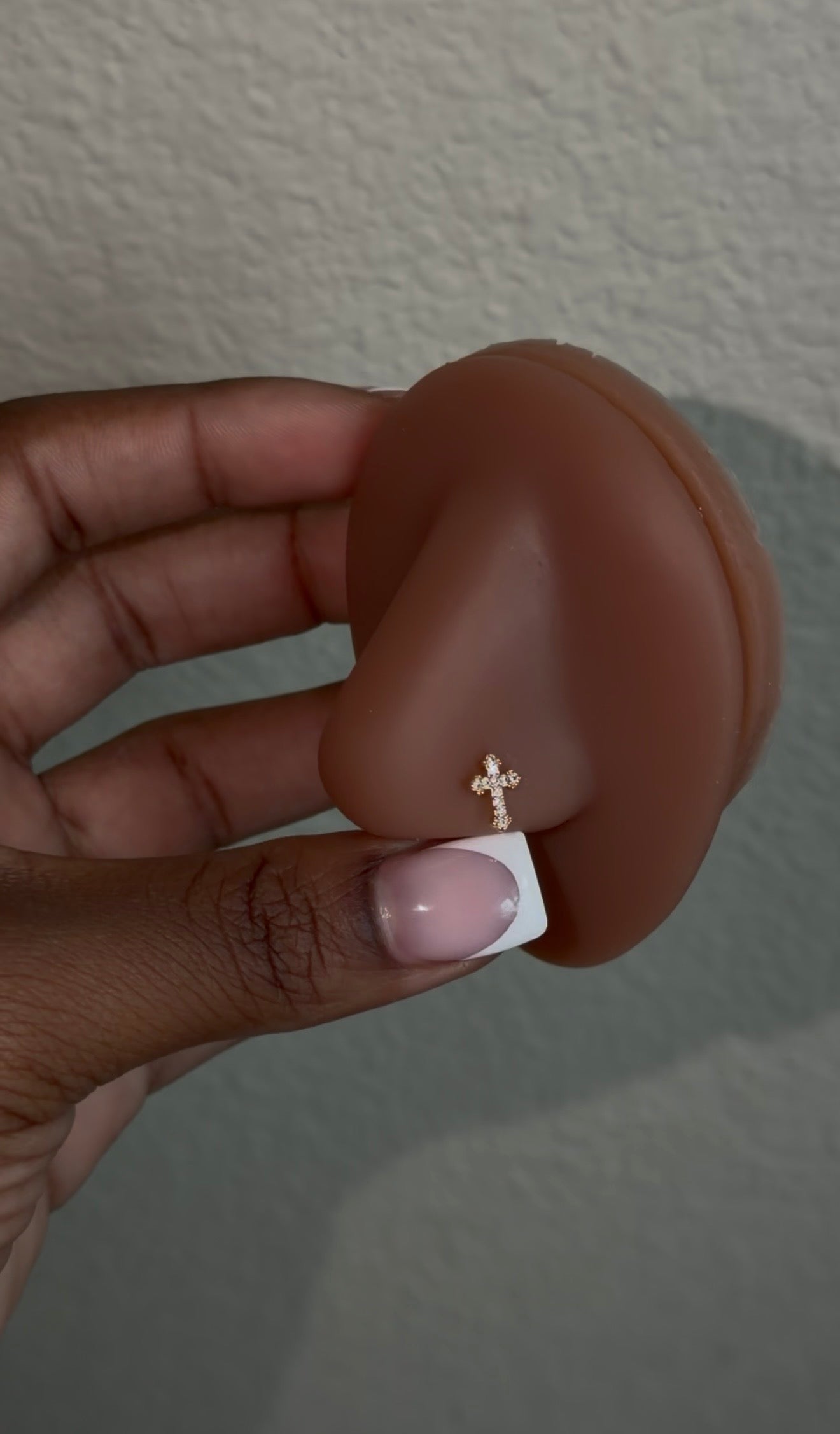 cross nose ring