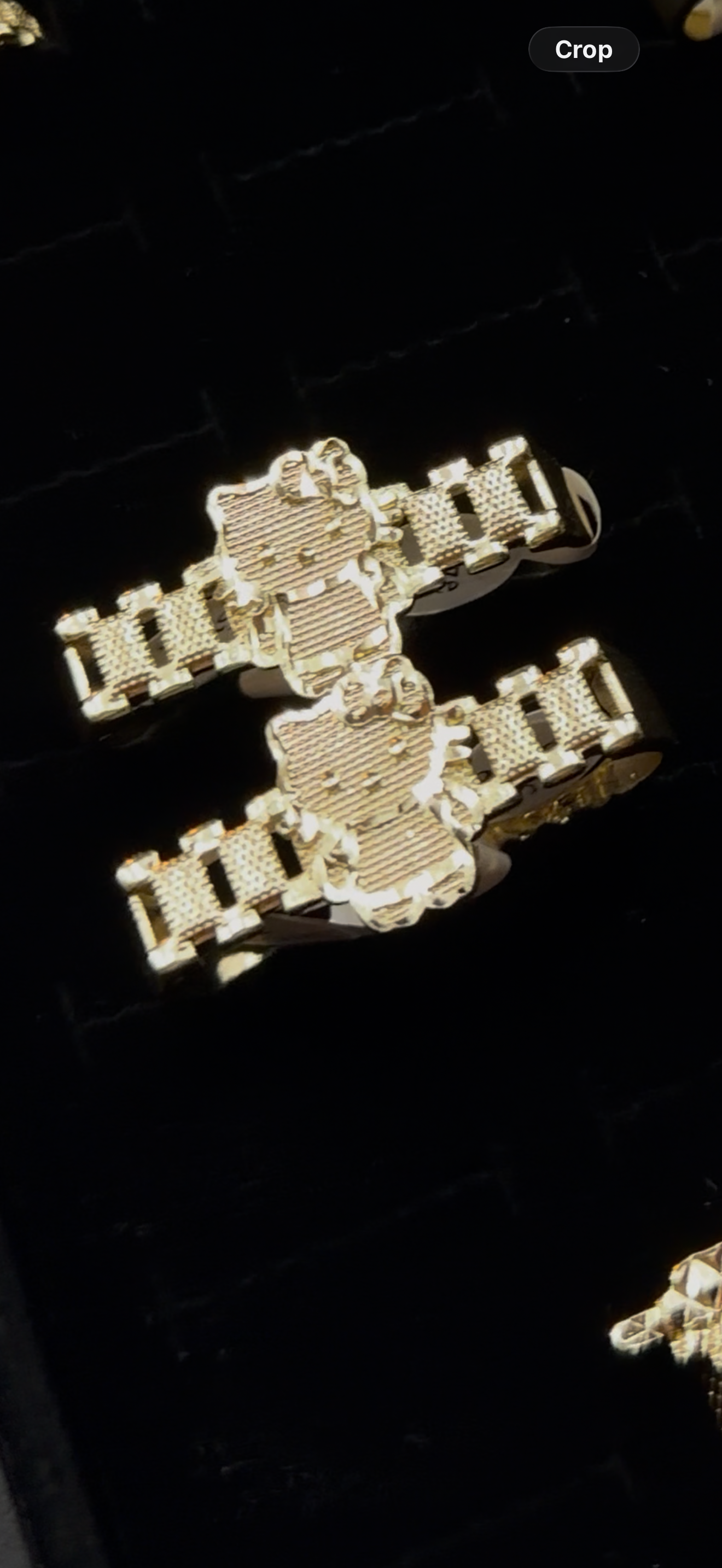 full body hk double finger ring