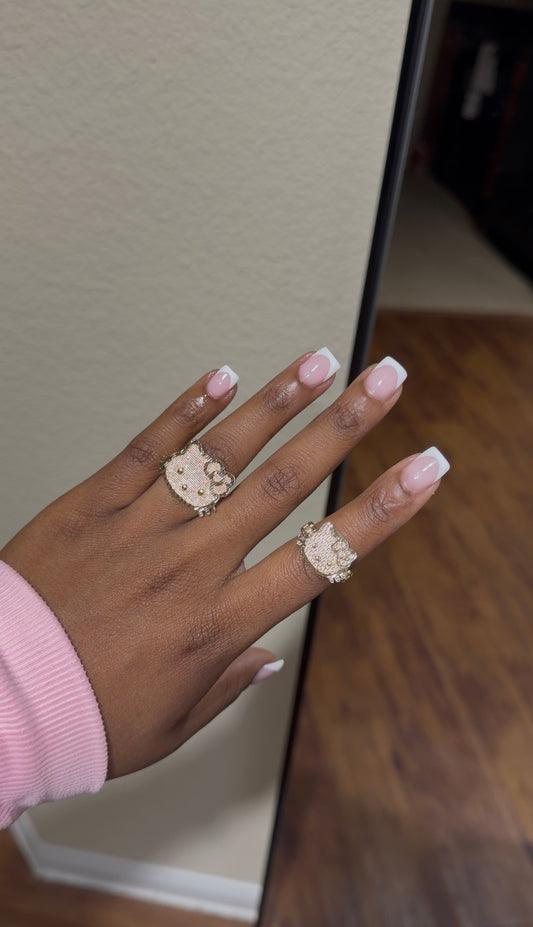 small hk face ring