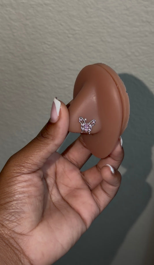 butterfly bestie nose ring