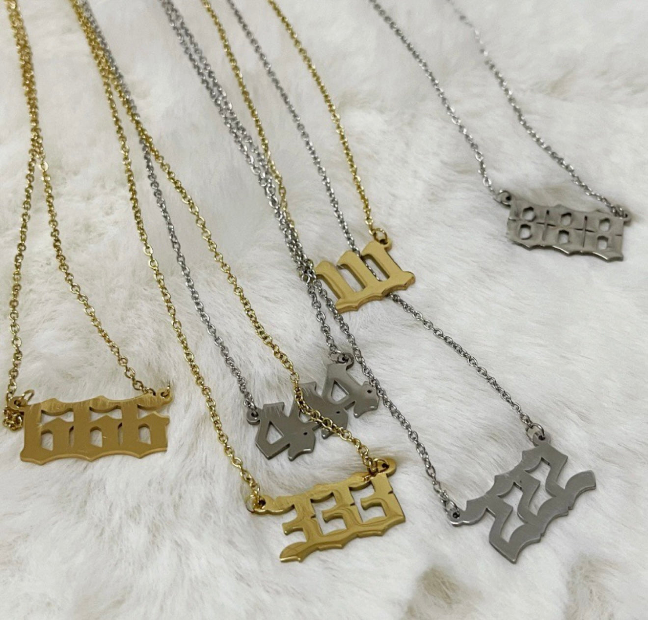 Angel number necklace