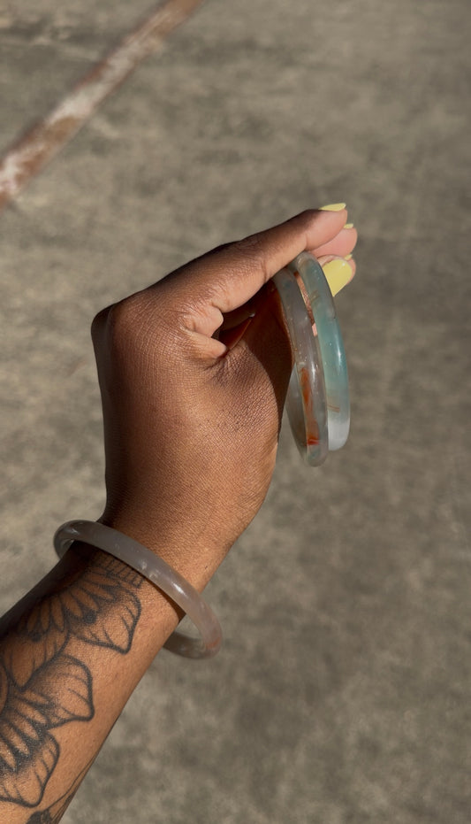 koi fish pond jade bangle
