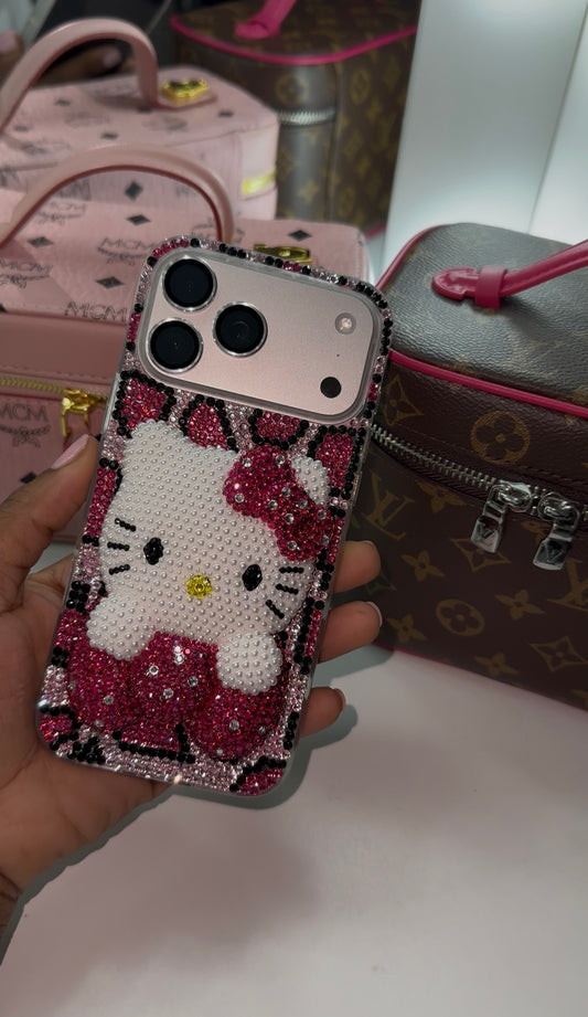 bling kitty phone case