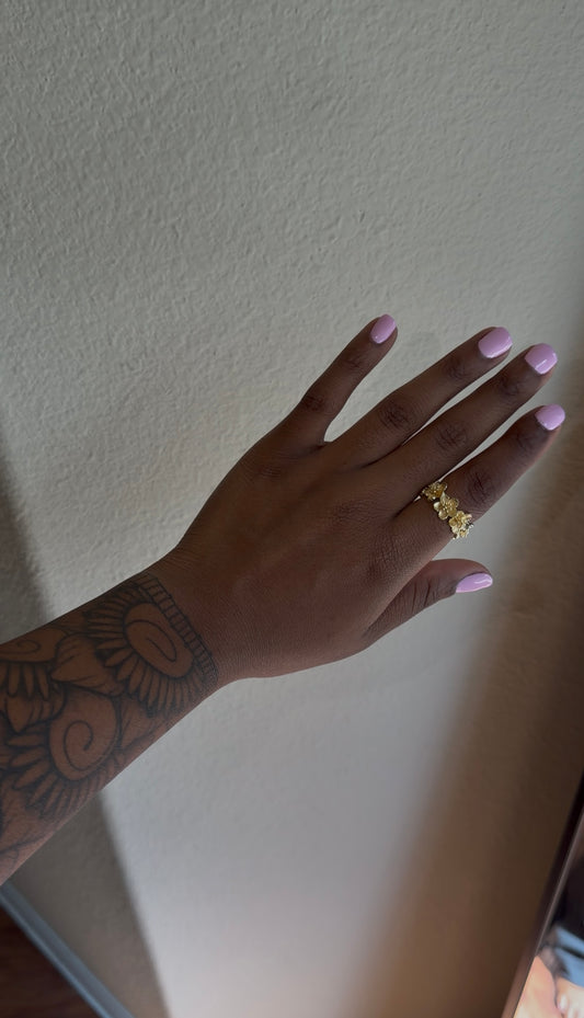 flower band ring