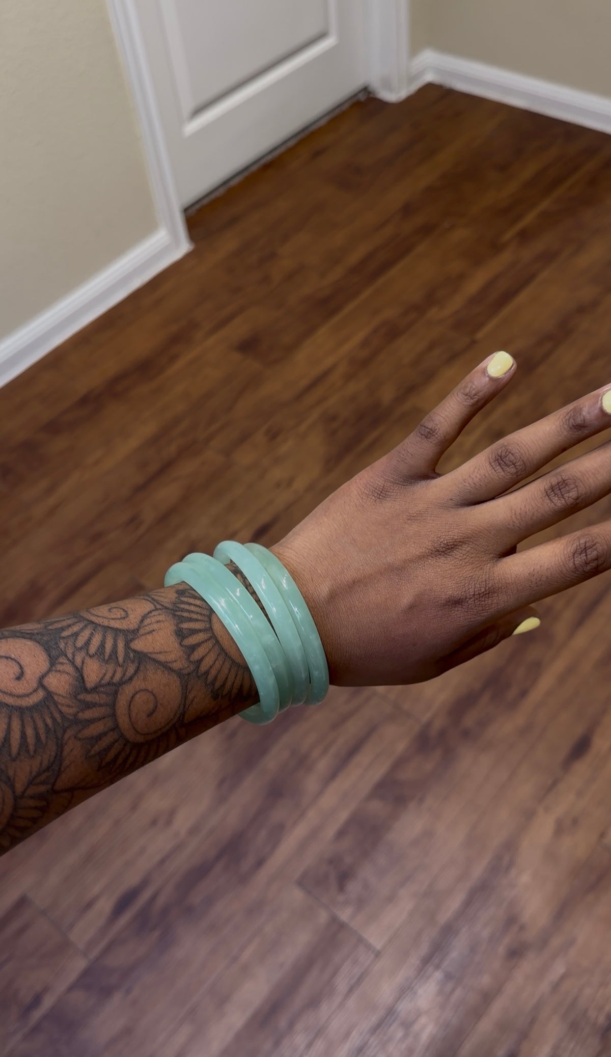 dori$ green jade bangles