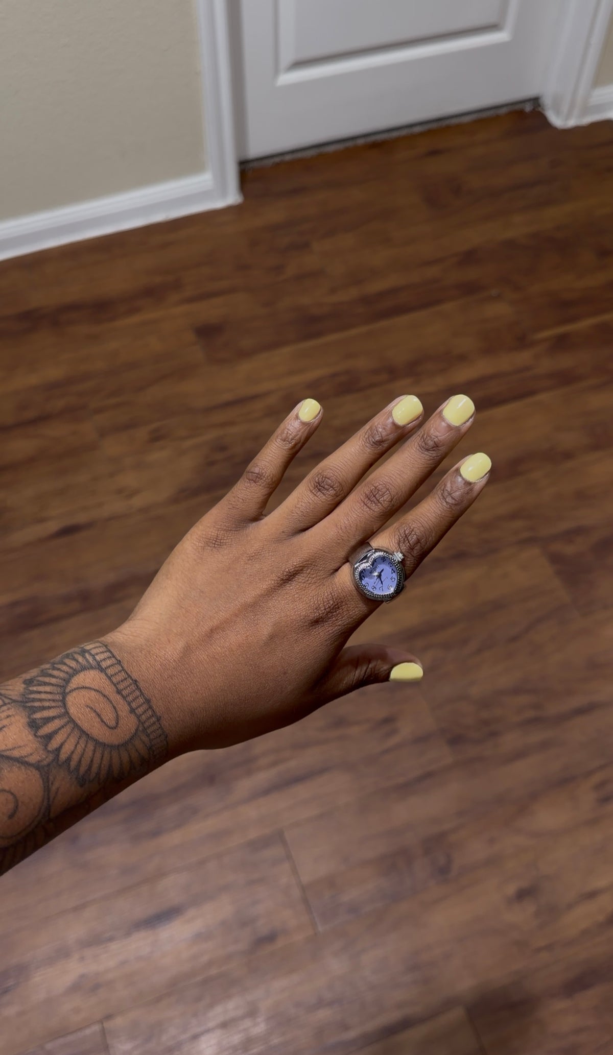 y2k heart watch rings