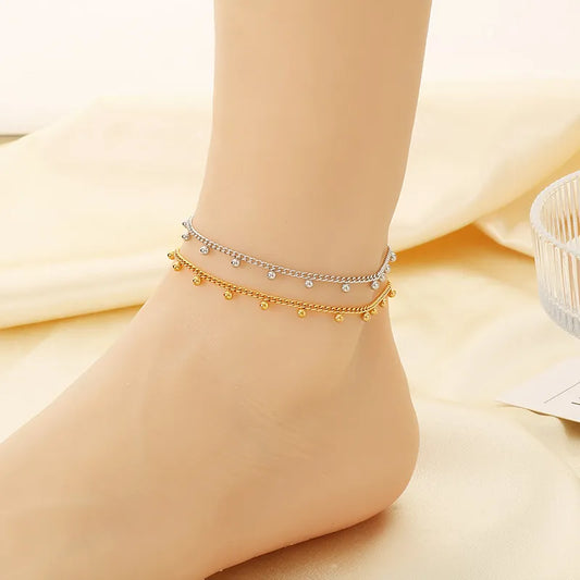 small beads anklet