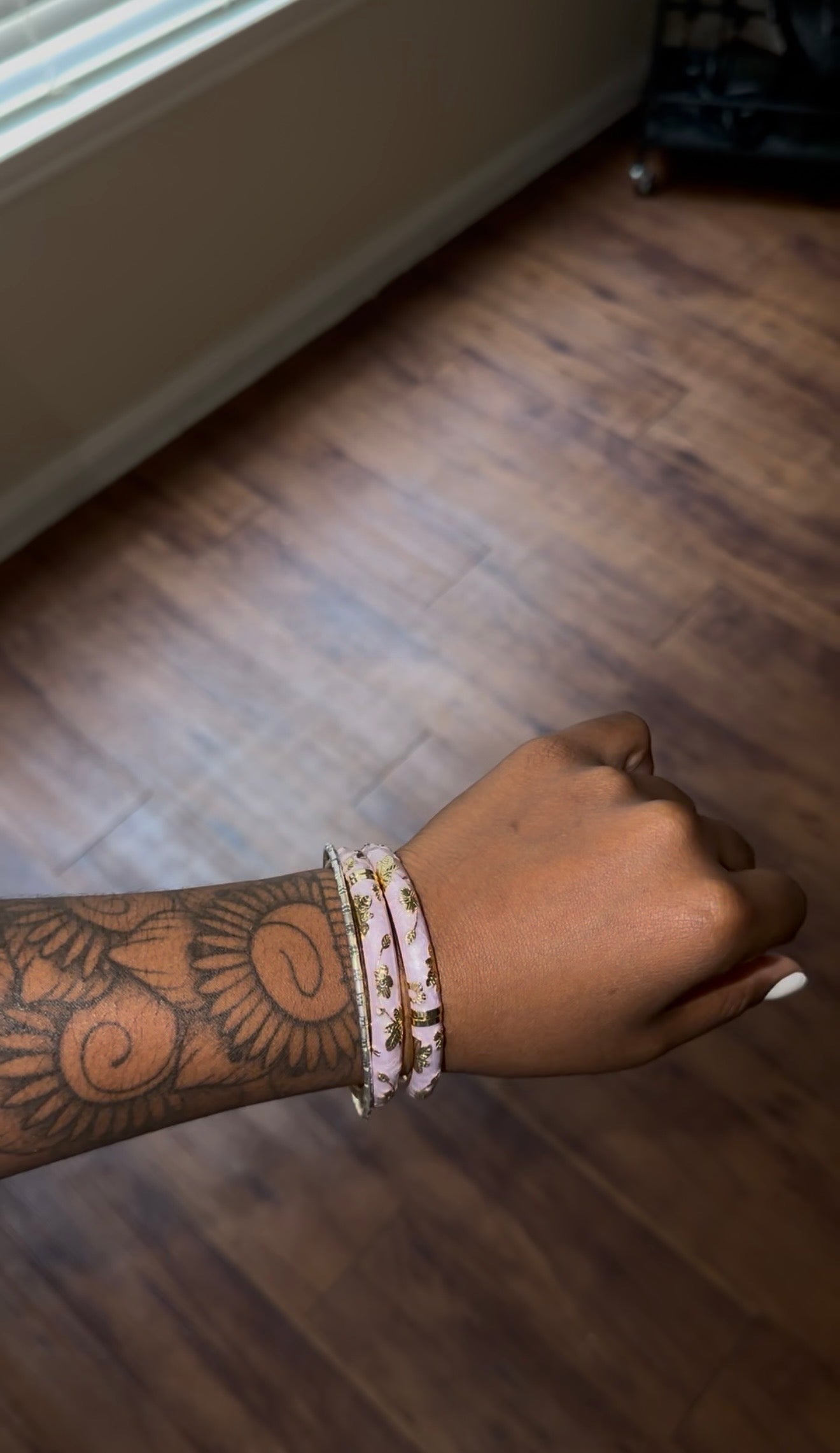 vintage floral bangles